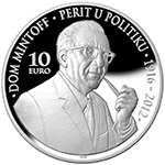 100th Anniversary of the birth of Dom Mintoff - silver coin