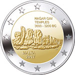 €2 commemorative coin Ħaġar Qim