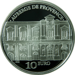 Auberge de Provence silver coin