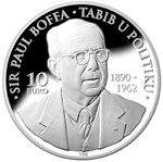 Sir Paul Boffa silver coin