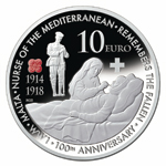 First World War centenary - silver coin