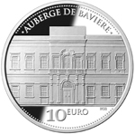 Auberge De Bavière silver coin