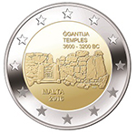 €2 commemorative coin – Ġgantija Temples