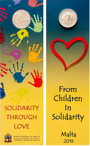 Solidarity Through Love – Commemorative €2 coins under the programme ‘From Children in Solidarity’