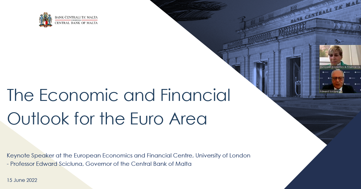 Central Bank of Malta Governor, Professor Edward Scicluna, addressed the London financial community