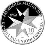 Malta’s Presidency of the European Council of the European Union - silver coin