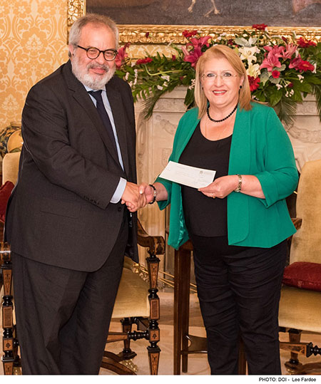 Presentation of funds to the Malta Community Chest Fund Foundation