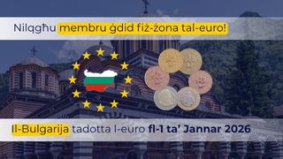 Il-Bulgarija tadotta l-euro - Jannar 2026