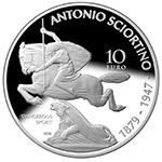 Antonio Sciortino - 'Dangerous Sport' silver coin 