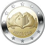 €2 commemorative coin - Solidarity through Love