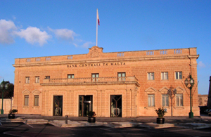 Central Bank of Malta main building