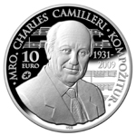 Maestro Charles Camilleri silver coin