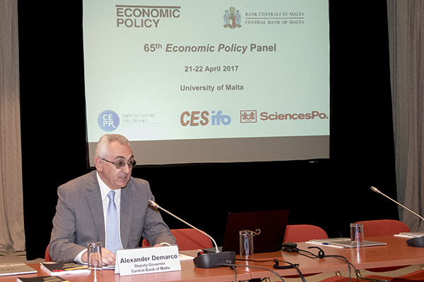 Il-Bank Ċentrali ta' Malta jospita l-ħamsa u sittin laqgħa tal-Economic Policy Panel