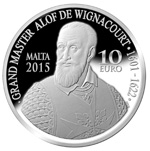 400th Anniversary of the Wignacourt Aqueduct silver coin - obverse