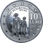 Antonio Sciortino silver coin