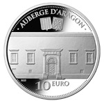 Auberge d'Aragon silver coin