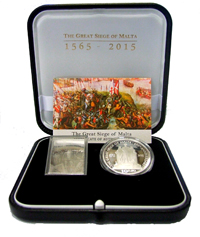 Joint numismatic product - 450th Anniversary of the Great Siege of Malta